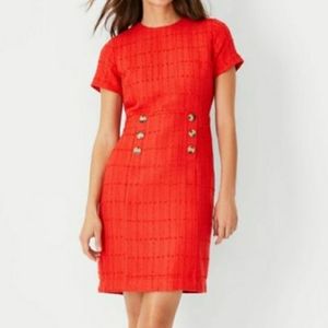 Ann Taylor Tweed Sheath Dress